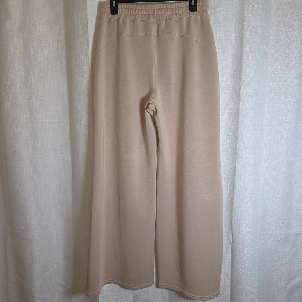 Spanx Sweatpants Air Essentials LARGE Smoke Mauve Pink Wide Leg Pants Airluxe - Picture 9 of 11